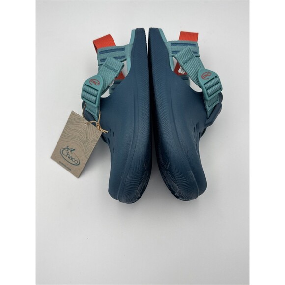 NEW Chaco Chillos Women’s Sz 6 Clog Sandal OCEAN BLUE Adjustable Strap Slip Ons - Picture 10 of 13